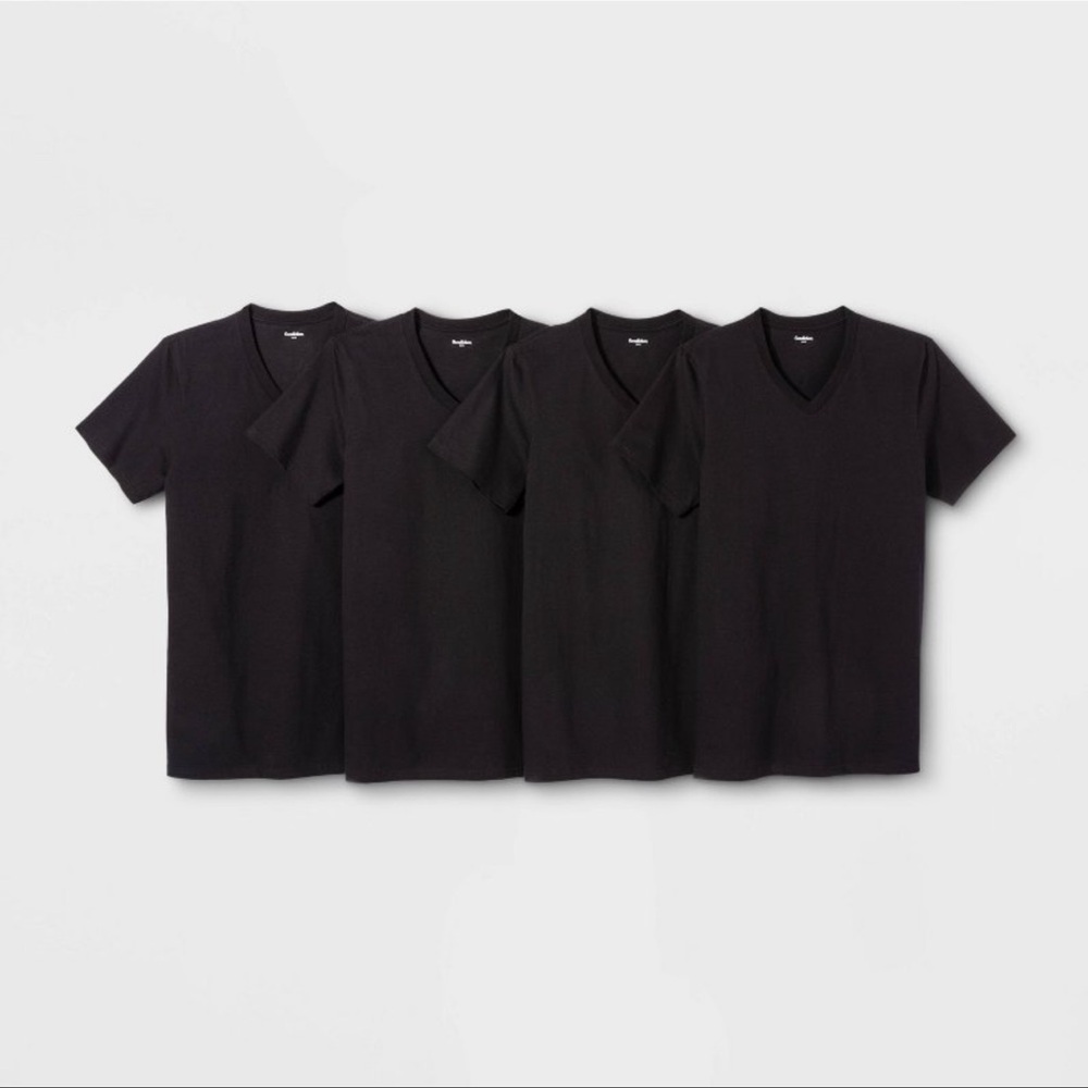 Men's 4pk V-Neck T-Shirt